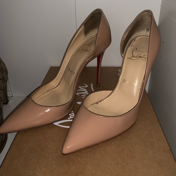 Nude Patent Christian Louboutin Pumps - Picture 2 of 4